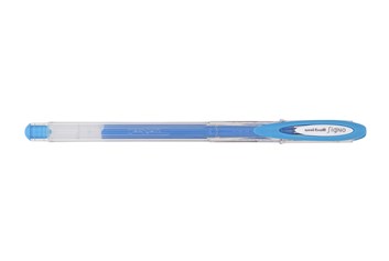 Uni ball, UM-120 AC, gelové pero, krycí - pastelová modrá