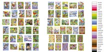 Birds & Butterflies colour by numbers, kolektiv