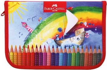 Faber-Castell, 573001, školní penál s motivem GRIP, prázdný