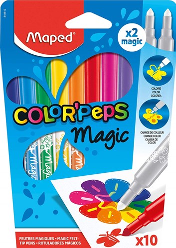 Maped, 844612, Color´ Peps Magic, magické fixy, 10 ks