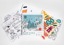 Mon Petit Art, CGOCMO1, New York, coloring city tour, omalovánkový průvodce New Yorkem