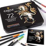 Castle art supplies, CASCP72, Premium colored pencils, 72 ks