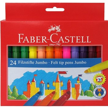 Faber-Castell, 554324, popisovače Jumbo, 24 ks