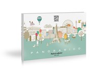 Mon Petit Art, PANMIN1, Panoramico Paris, leporelo omalovánka, průvodce Paříží