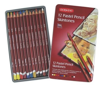 Derwent, 2300563, Pastel pencil Skintone, suchý pastel, portrét, 12 ks