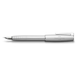 Faber-Castell, 149201, Fountain pen LOOM metalic, plnící pero, stříbrná, hrot M, 1 ks
