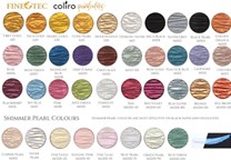 Coliro, M700, Pearl colors, metalické, perleťové akvarelové barvy, 6 odstínů, Earth