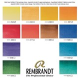 Royal Talens, 05838695, Rembrandt, sada mistrovských akvarelových barev, 12 pánviček, Landscape selection