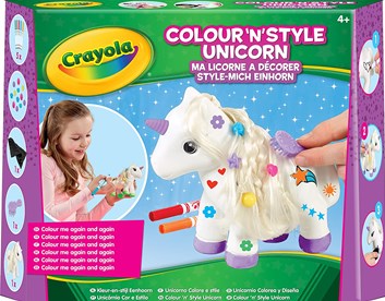 Crayola, 93020, Unicorn craft kit, sada jednorožec s fixami, 8 ks