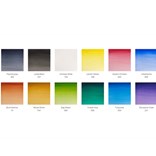 Winsor & Newton, 0390658, Cotman Brush Pen Kit, umělecké akvarelové barvy, 12 ks 1/2 pánviček se štětcem