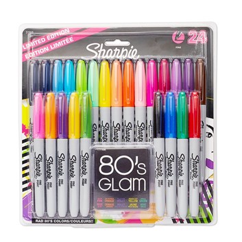 Sharpie, 3501170944844, permanentní, umělecké fixy z USA, 80 ´s GLAM, 24 ks