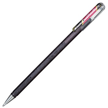 Pentel, K110-DAX, Dual metallic, gelové pero, 1 ks, černá/metalická červená