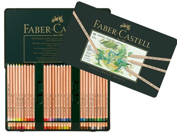 Faber-Castell, 112160, Pitt pastel, suchý pastel ve dřevě, 60 ks