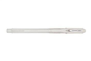 Uni ball, UM-120 AC, gelové pero, plně krycí - bílá