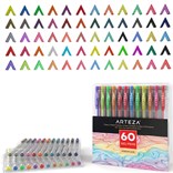 Arteza, ARTZ-8001, Premium gel pens, sada gelových per, 60 ks