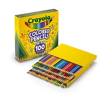 Crayola, 68-8100, Colored pencils, klasické pastelky, 100 ks