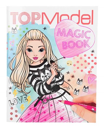 Top model, Magic book, omalovánky pro dívky