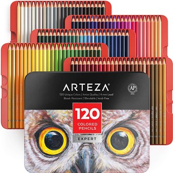 Arteza, ARTZ-8361, Arteza Expert, sada uměleckých pastelek, 120 ks