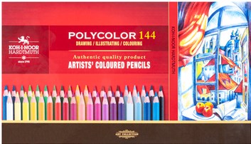 Koh-i-noor, 3828, Polycolor, souprava uměleckých pastelek, 144 ks
