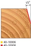 Stopková fréza na dřevo úhlová FREUD 4010008 - profil frézování