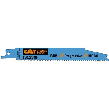 CMT Pilový plátek do pily ocasky BIM Progressive Metal 123 XF - L150, I130, TPI8-14 (bal 5ks)*