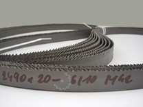 Pilový pás na kov bimetal šíře 20 mm - ozubení 6/10 - hrubší
