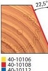 Stopková fréza na dřevo úhlová FREUD 4010108 - profil frézování