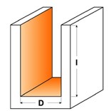 CMT C912 Drážkovací fréza dlouhá - D22x38,1 L80 S=12 HM