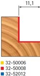 Stopková fréza na dřevo drážkovací FREUD 3250008 - profil frézování