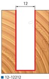 Stopková fréza na dřevo drážkovací FREUD 1212212 - profil frézování