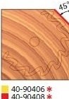 Stopková fréza na dřevo úhlová FREUD 4090408 - profil frézování
