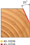 Stopková fréza na dřevo úhlová FREUD 4010208 - profil frézování