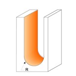 Stopková fréza rádiusová čelní CMT R=9,5 D=19x11,5 S=6