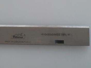 Hoblovací nůž PILANA 5811  310x30x3 HSS18%W typ ROJEK